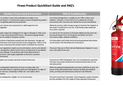 Firexo Products Instruction Of Use