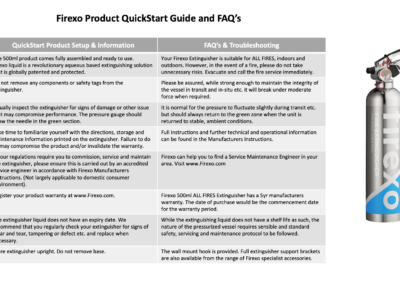 Firexo Products Instruction Of Use